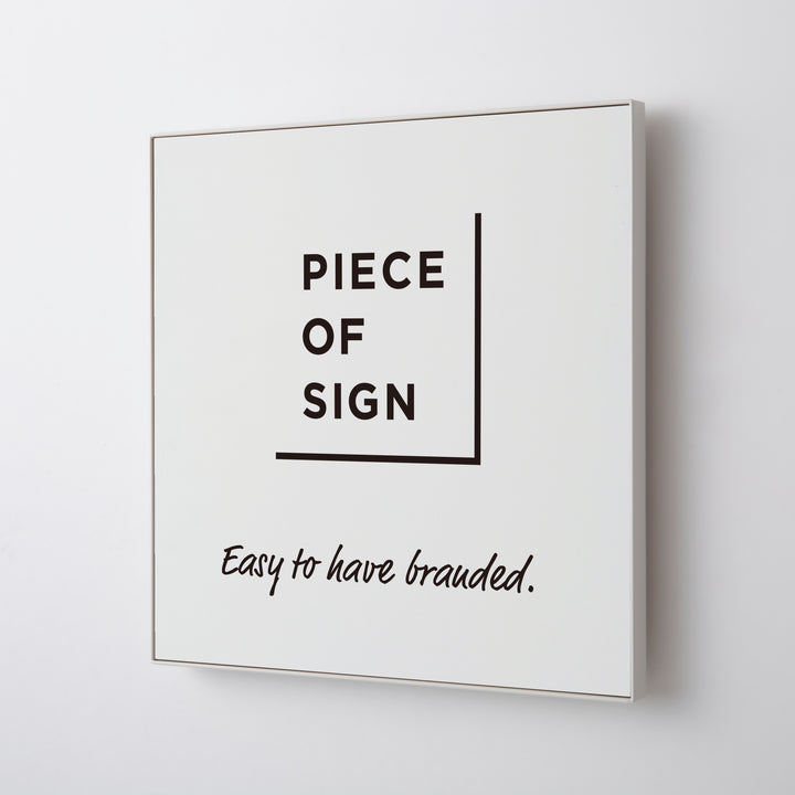 FRAMED FLAT PLATE ウォールサイン - PIECE OF SIGN