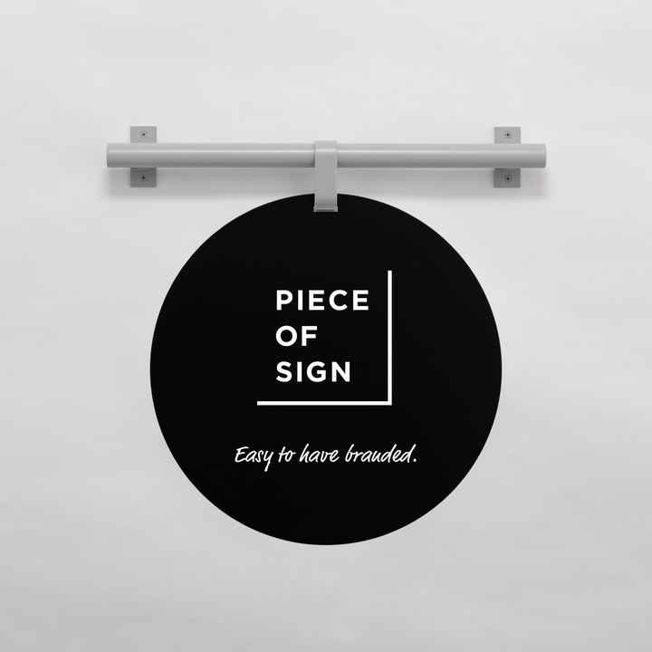 HANGING ウォールサイン 壁掛け - ROUND - PIECE OF SIGN