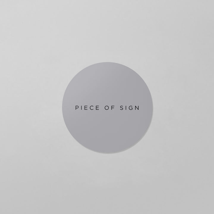 おしゃれな金属表札 - PIECE OF SIGN 