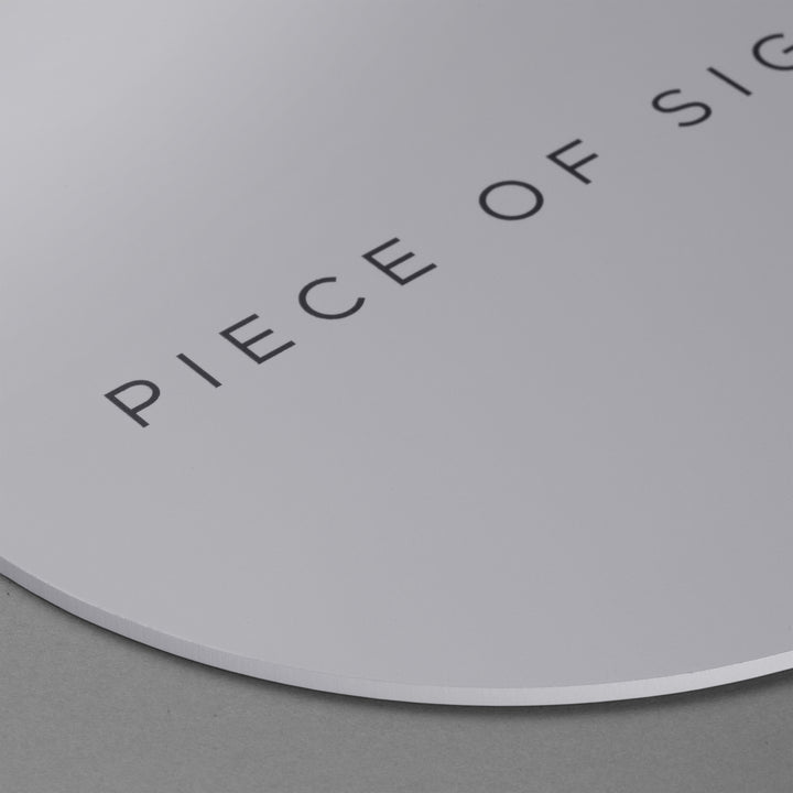 おしゃれな金属表札 - PIECE OF SIGN 
