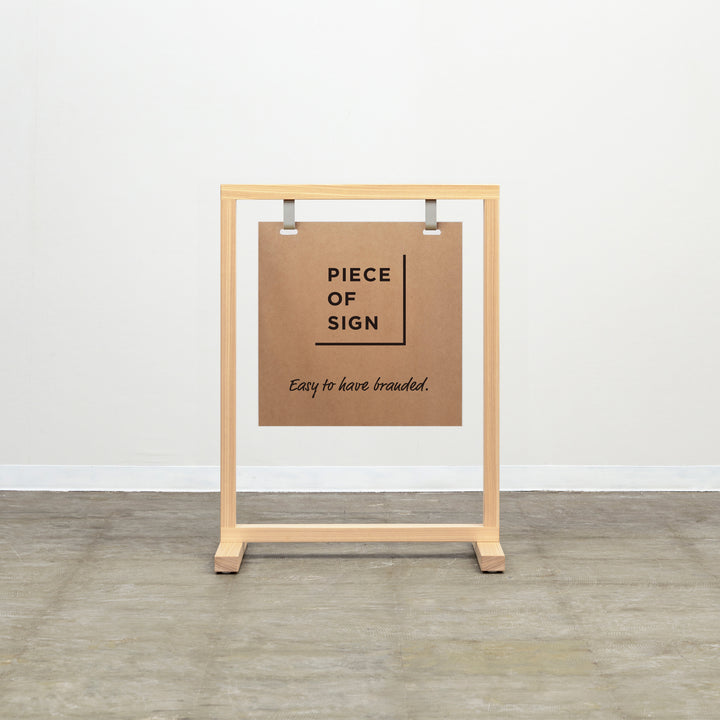 WOOD FRAME スタンドサイン - PIECE OF SIGN