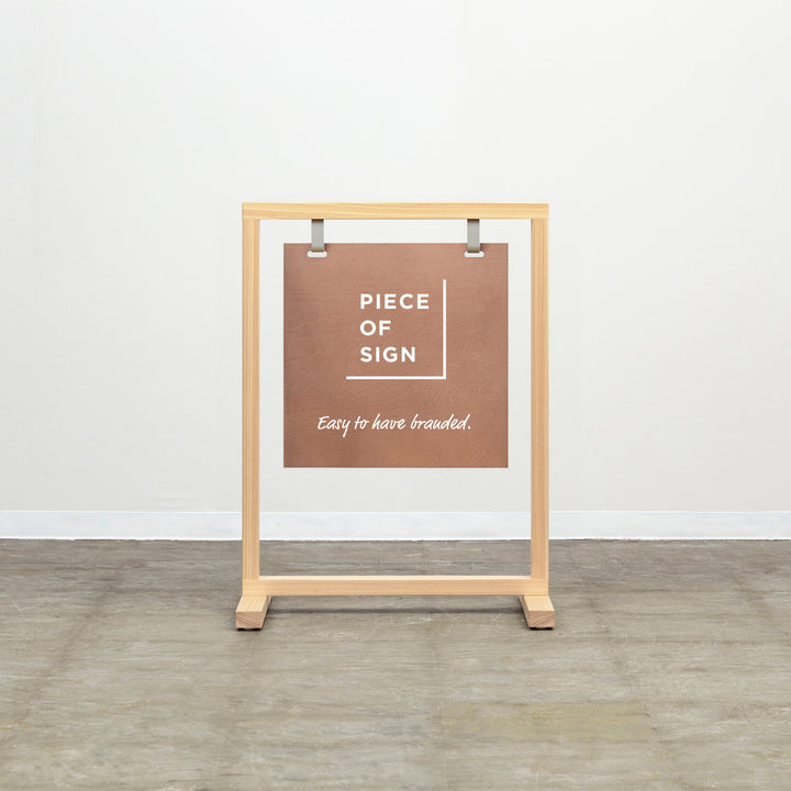 WOOD FRAME スタンドサイン - PIECE OF SIGN