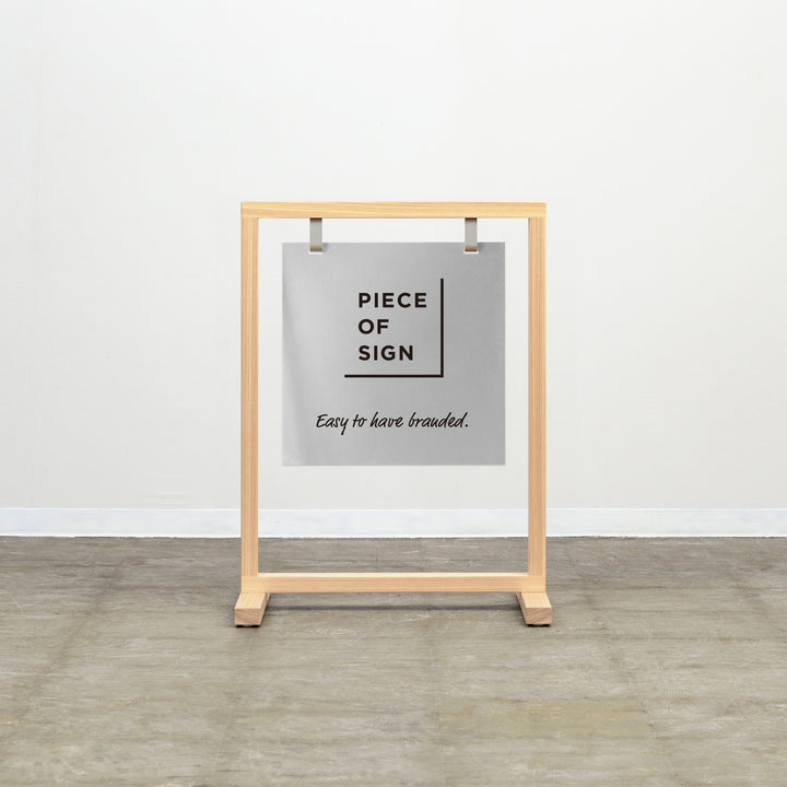 WOOD FRAME スタンドサイン - PIECE OF SIGN