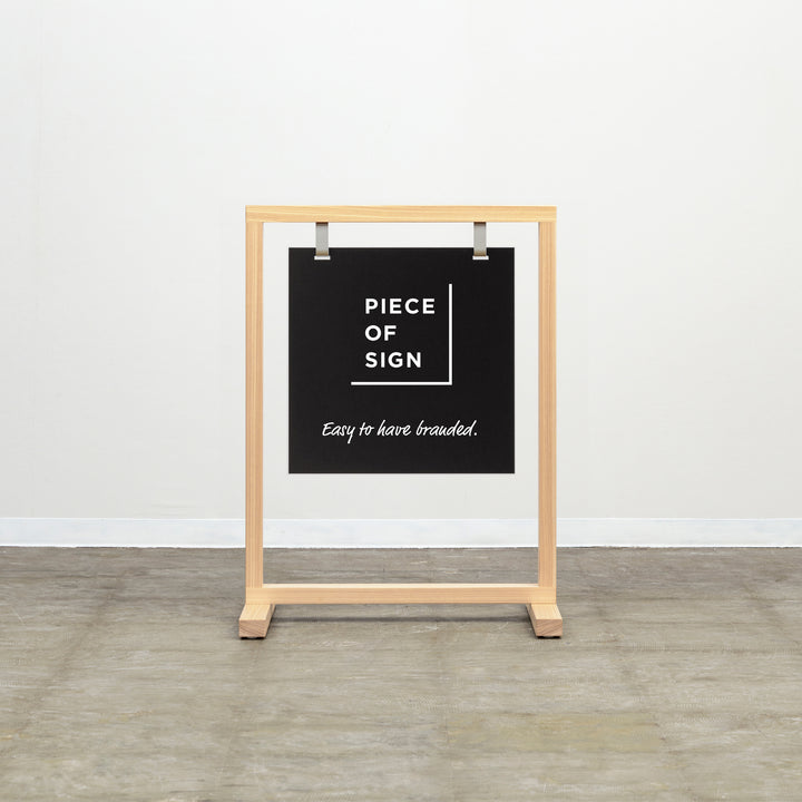 WOOD FRAME スタンドサイン - PIECE OF SIGN