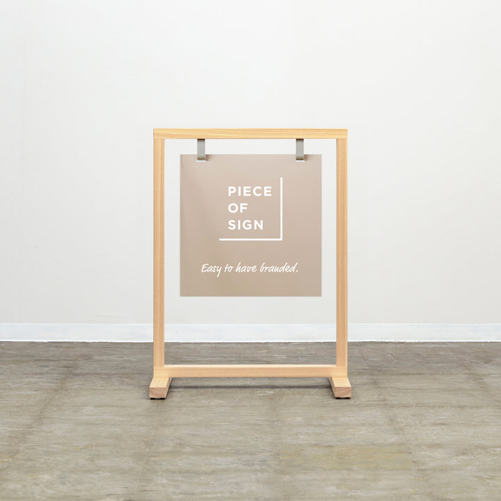 WOOD FRAME スタンドサイン - PIECE OF SIGN