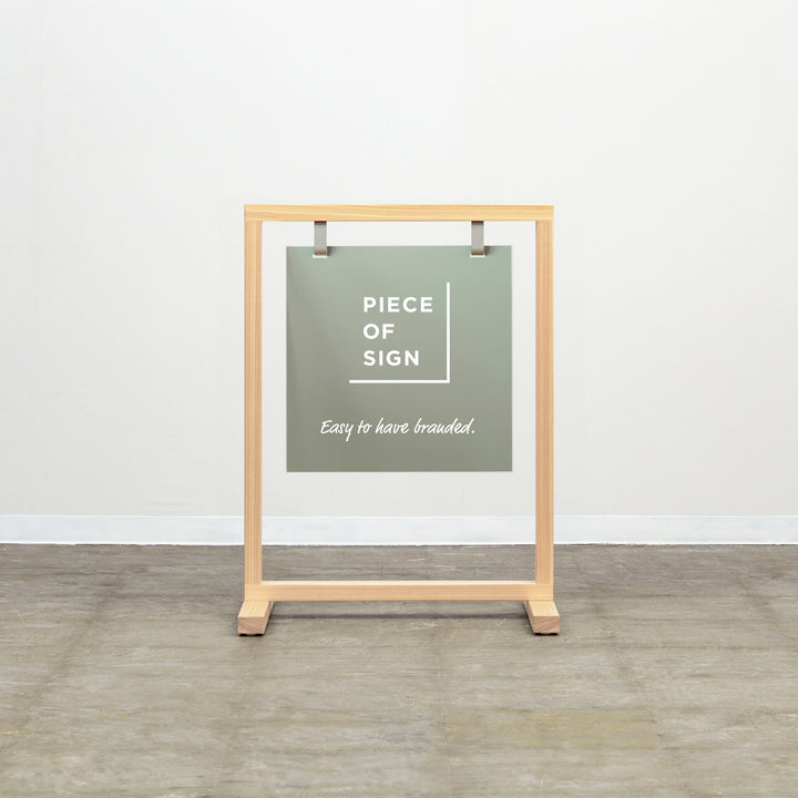 WOOD FRAME スタンドサイン - PIECE OF SIGN
