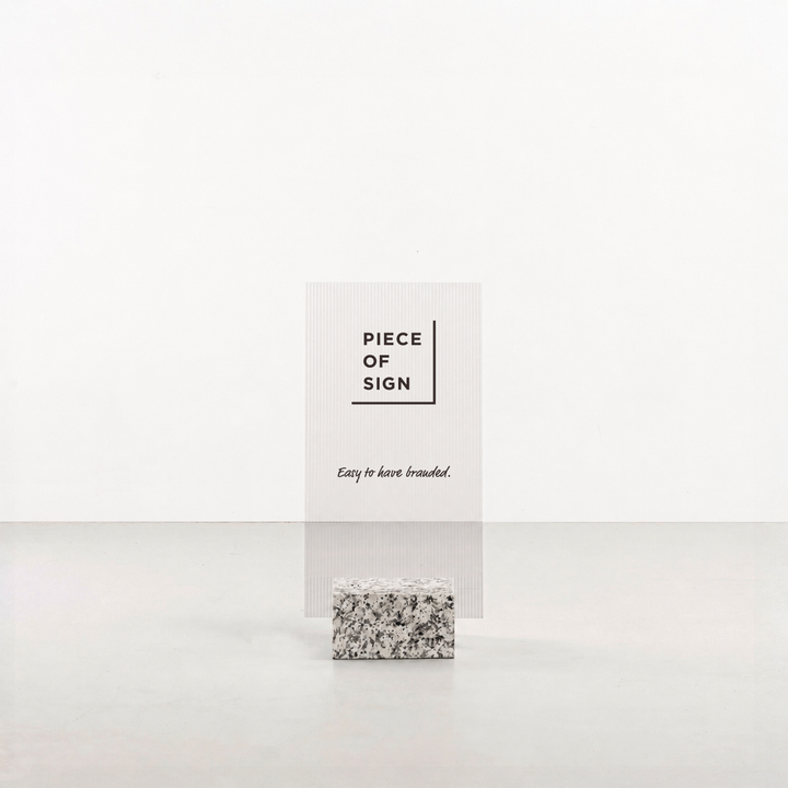 BLOCK & BOARD スタンドサイン - PIECE OF SIGN