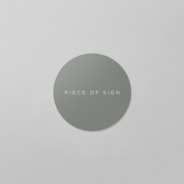 おしゃれな金属表札 - PIECE OF SIGN 