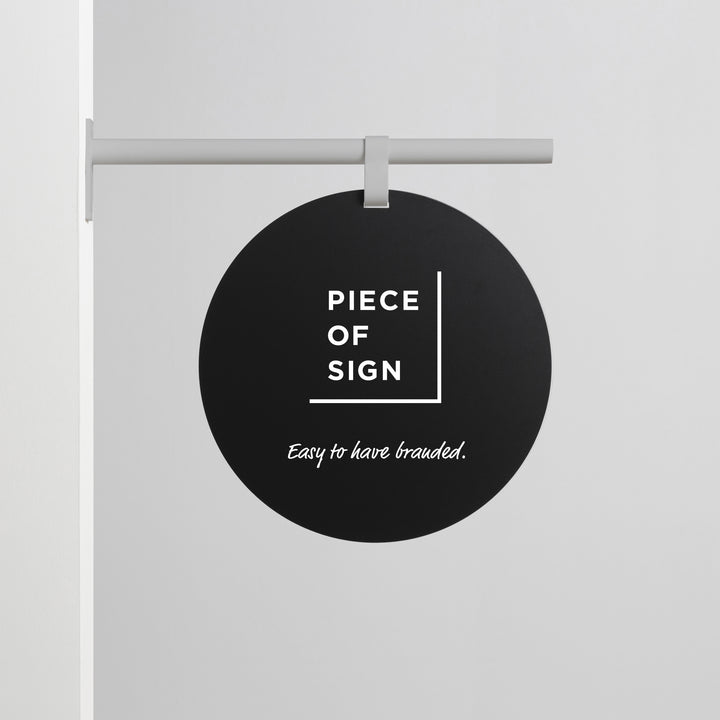 HANGING ウォールサイン 突き出し - ROUND - PIECE OF SIGN