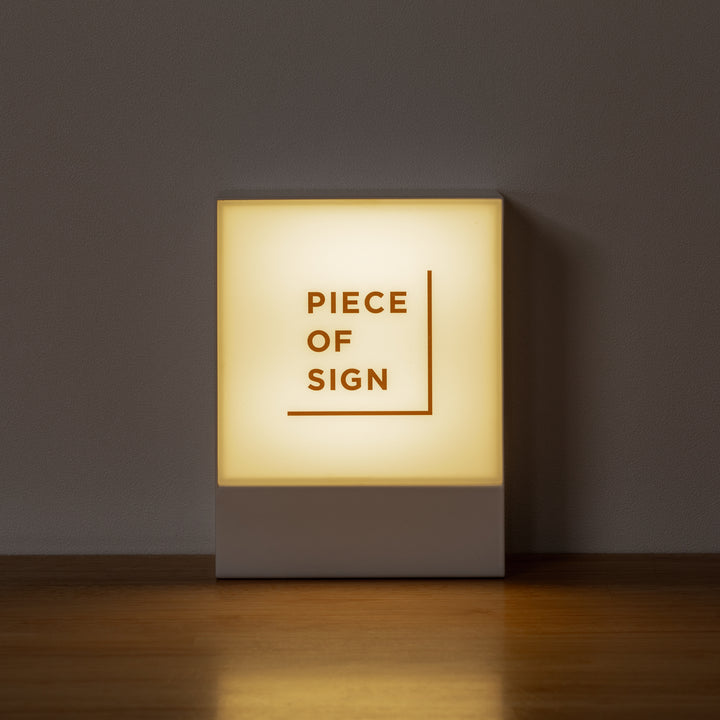 LIGHT BOX サイン - PIECE OF SIGN