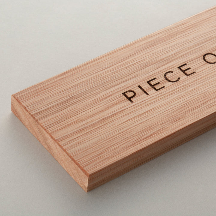 THE DOOR PLATE - 彫刻仕上げ - PIECE OF SIGN