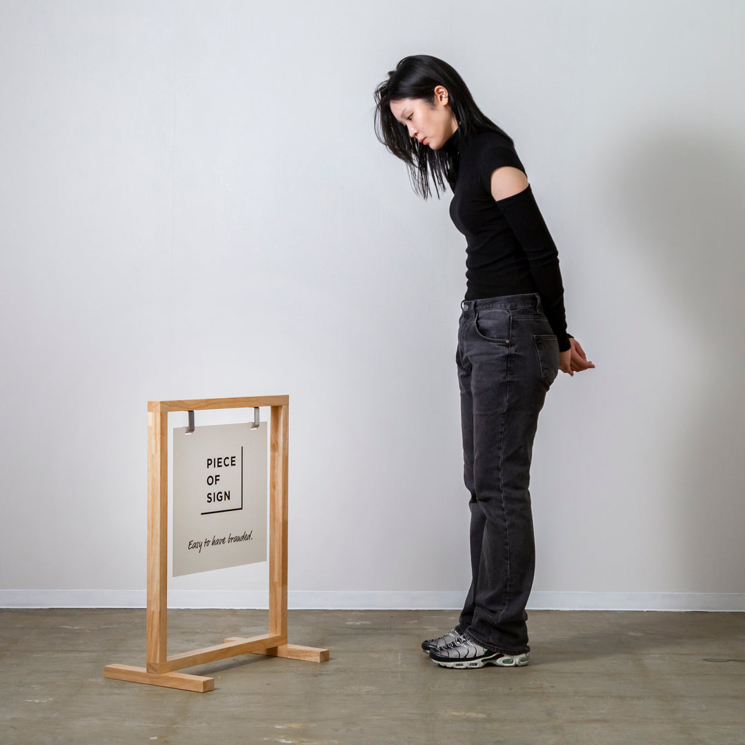 WOOD FRAME スタンドサイン