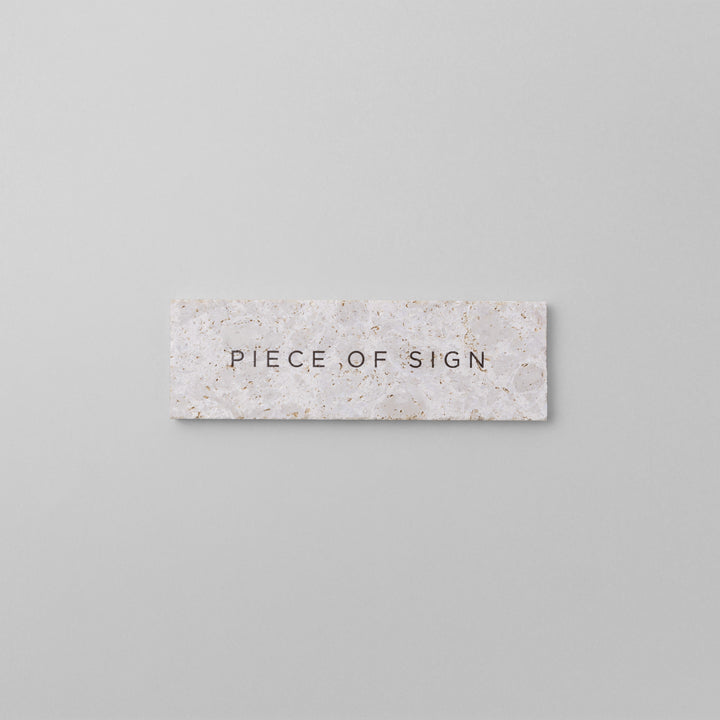 おしゃれな天然石表札 - PIECE OF SIGN 