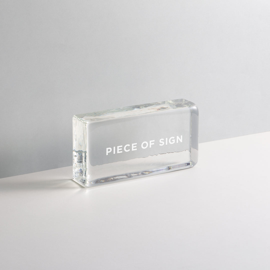 GLASS BLOCK サイン