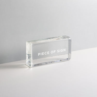 GLASS BLOCK サイン