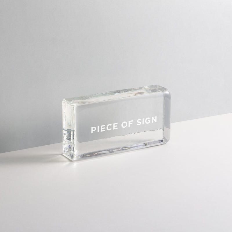 counter table sign