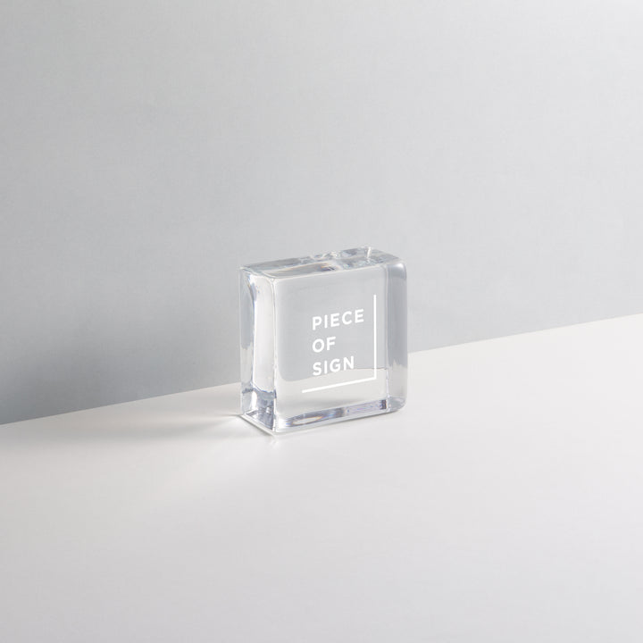 GLASS BLOCK サイン - PIECE OF SIGN