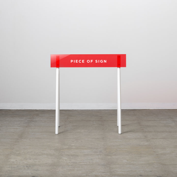 バリケードサイン  - カラーアクリル - PIECE OF SIGN