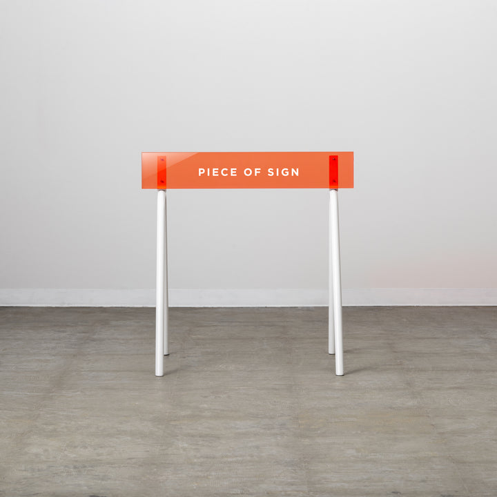バリケードサイン  - カラーアクリル - PIECE OF SIGN