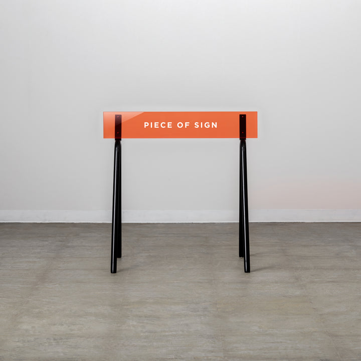 バリケードサイン  - カラーアクリル - PIECE OF SIGN
