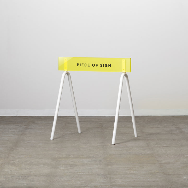 バリケードサイン  - カラーアクリル - PIECE OF SIGN