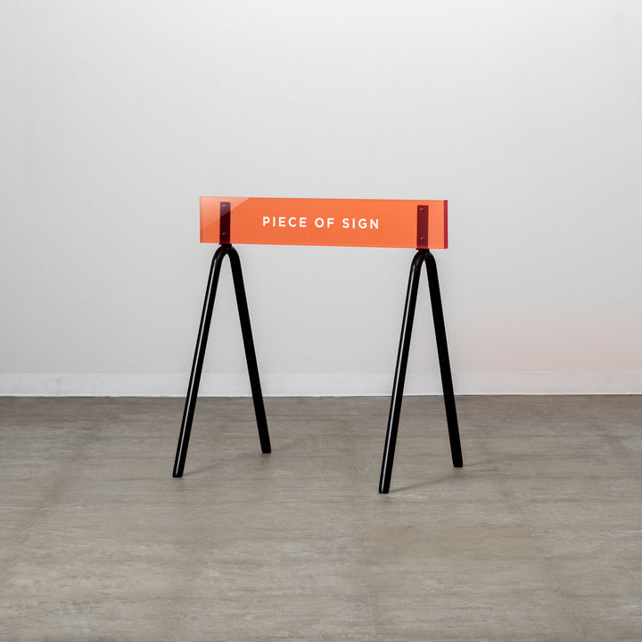 バリケードサイン  - カラーアクリル - PIECE OF SIGN