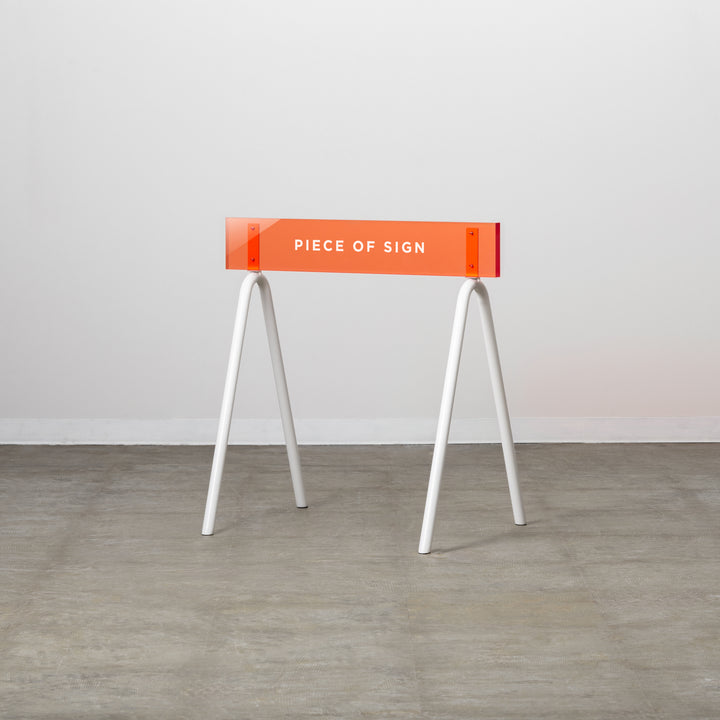 バリケードサイン  - カラーアクリル - PIECE OF SIGN