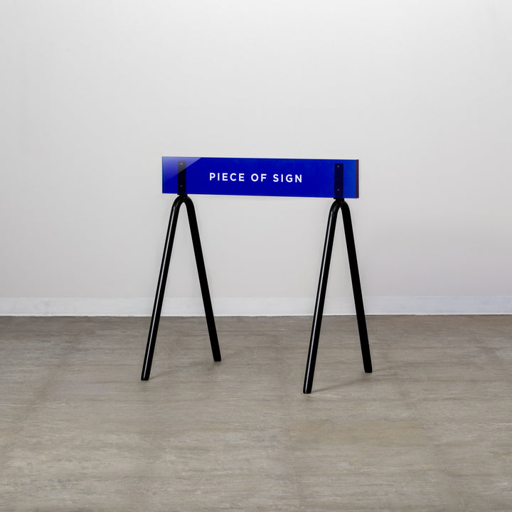 バリケードサイン  - カラーアクリル - PIECE OF SIGN