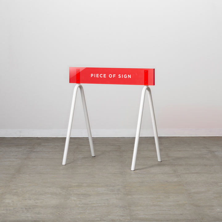 バリケードサイン  - カラーアクリル - PIECE OF SIGN