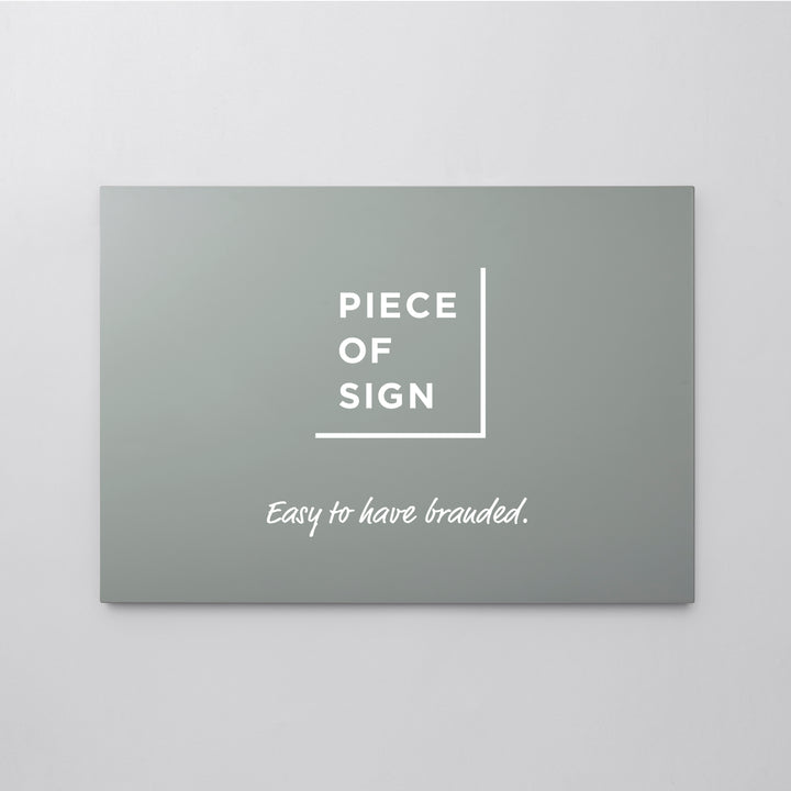 FLAT PLATE ウォールサイン L-SIZE - PIECE OF SIGN