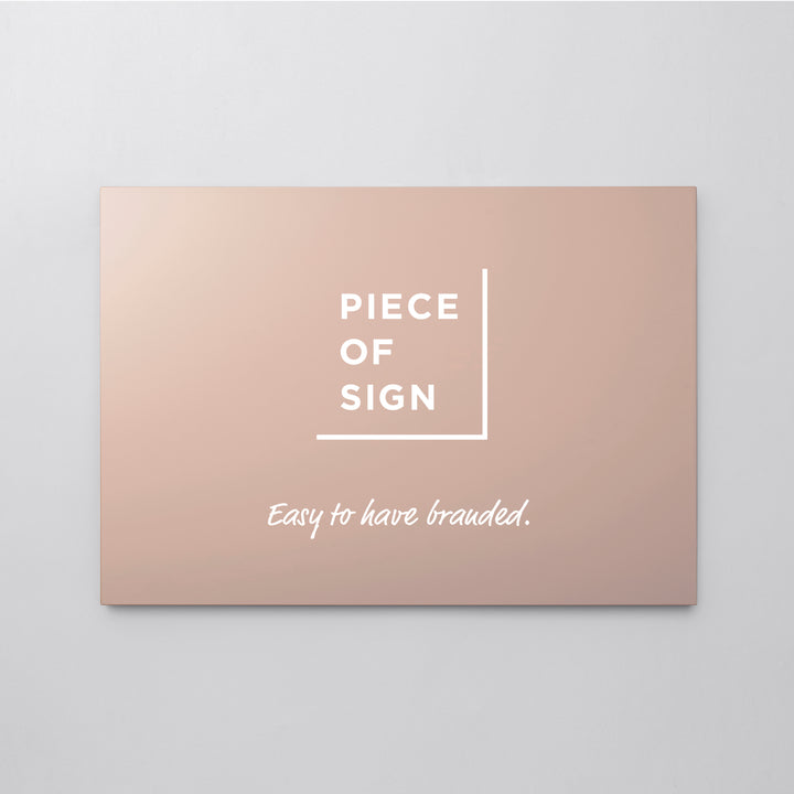 FLAT PLATE ウォールサイン L-SIZE - PIECE OF SIGN