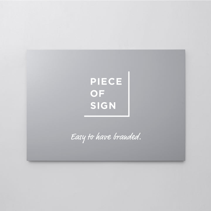 FLAT PLATE ウォールサイン L-SIZE - PIECE OF SIGN