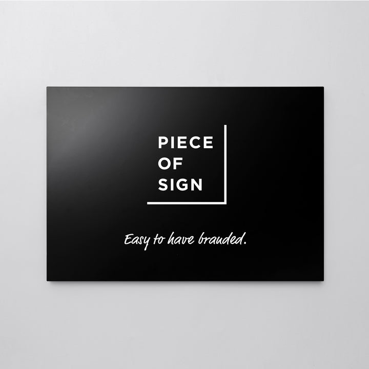 FLAT PLATE ウォールサイン L-SIZE - PIECE OF SIGN