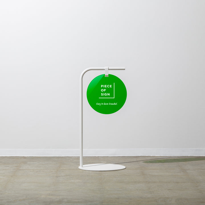 ROUND スタンドサイン - カラーアクリル - PIECE OF SIGN