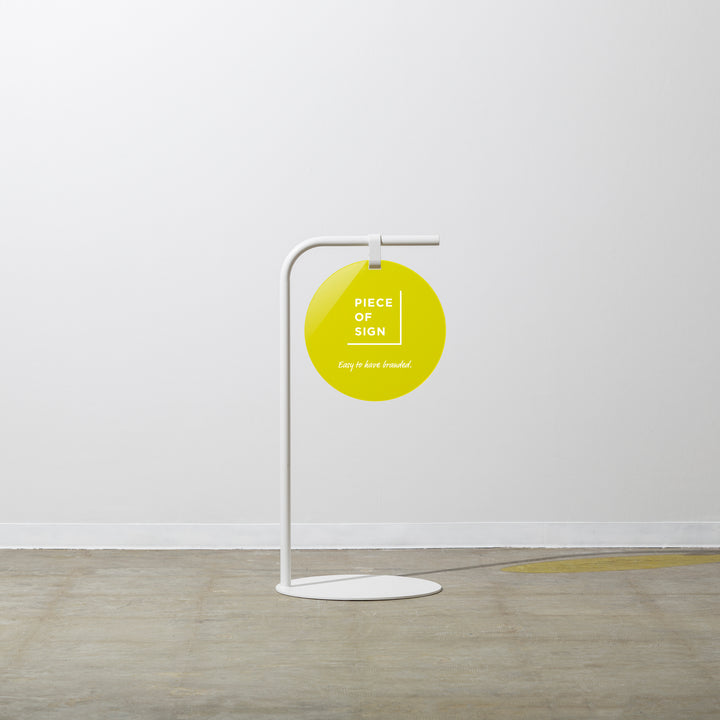 ROUND スタンドサイン - カラーアクリル - PIECE OF SIGN