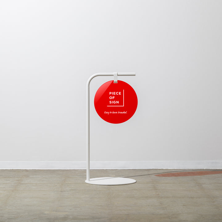 ROUND スタンドサイン - カラーアクリル - PIECE OF SIGN