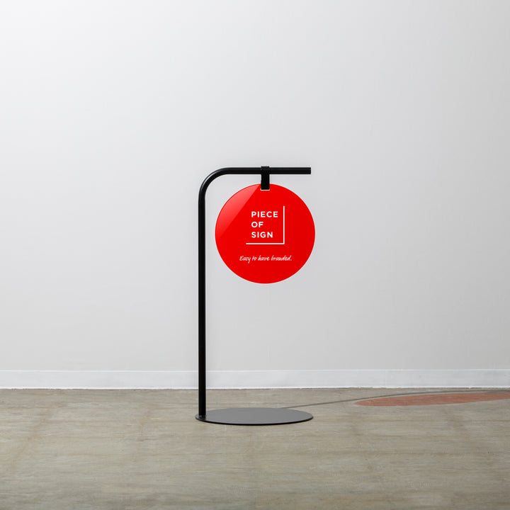 ROUND スタンドサイン - カラーアクリル - PIECE OF SIGN