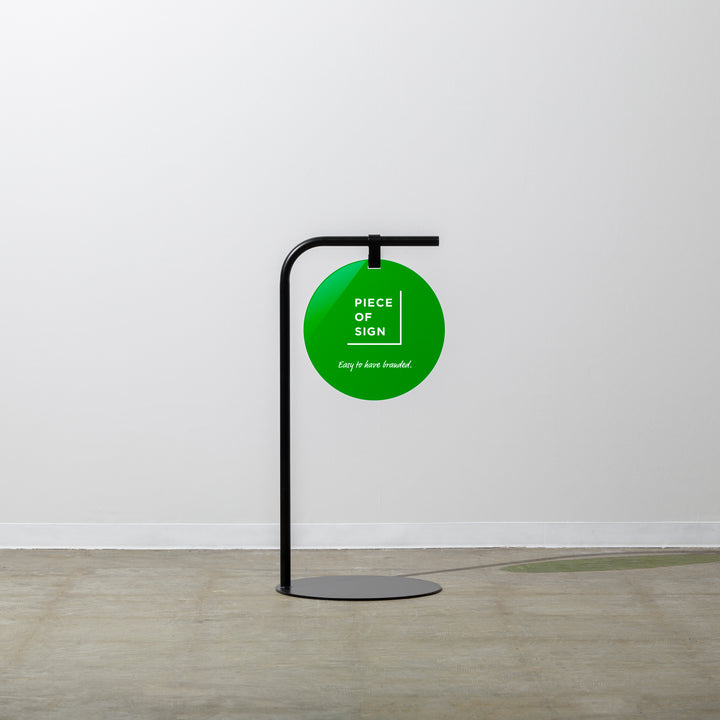 ROUND スタンドサイン - カラーアクリル - PIECE OF SIGN