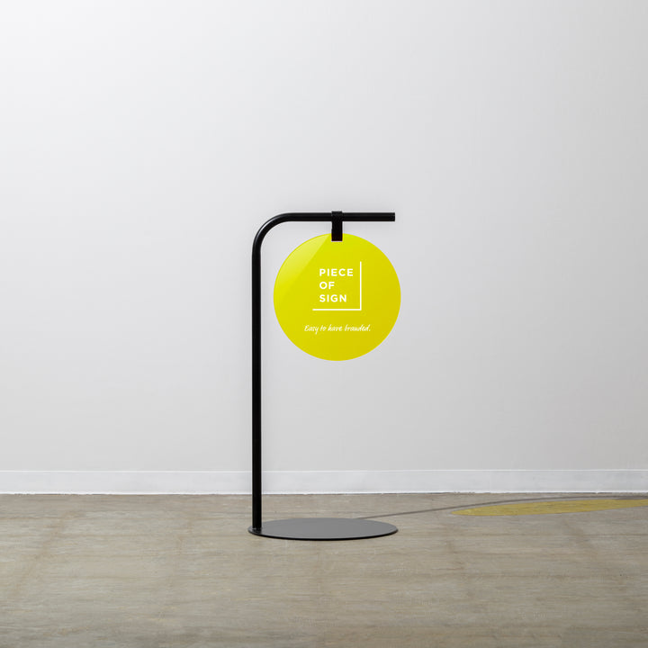 ROUND スタンドサイン - カラーアクリル - PIECE OF SIGN