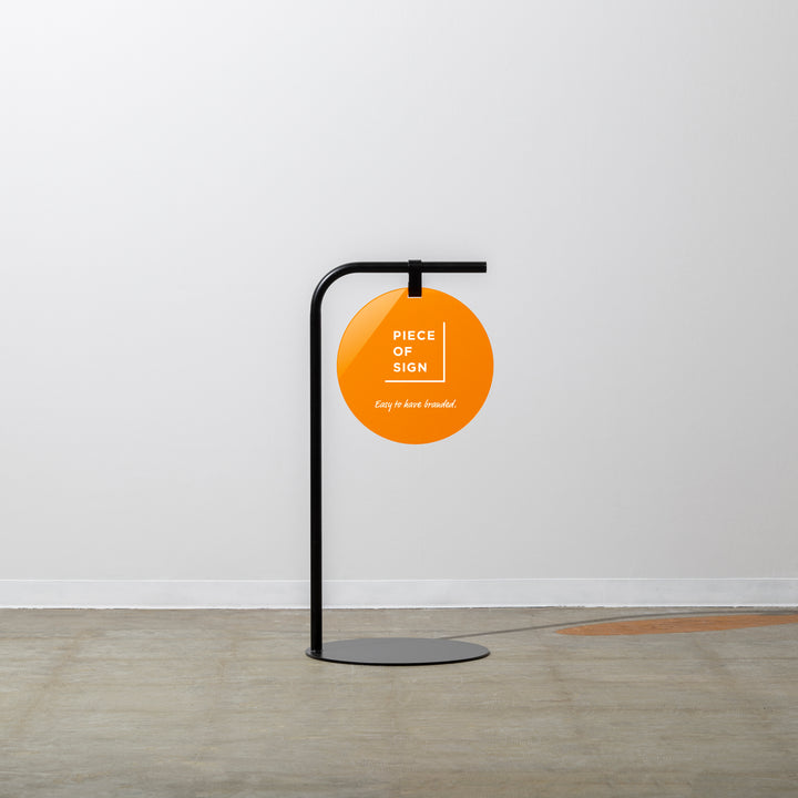 ROUND スタンドサイン - カラーアクリル - PIECE OF SIGN