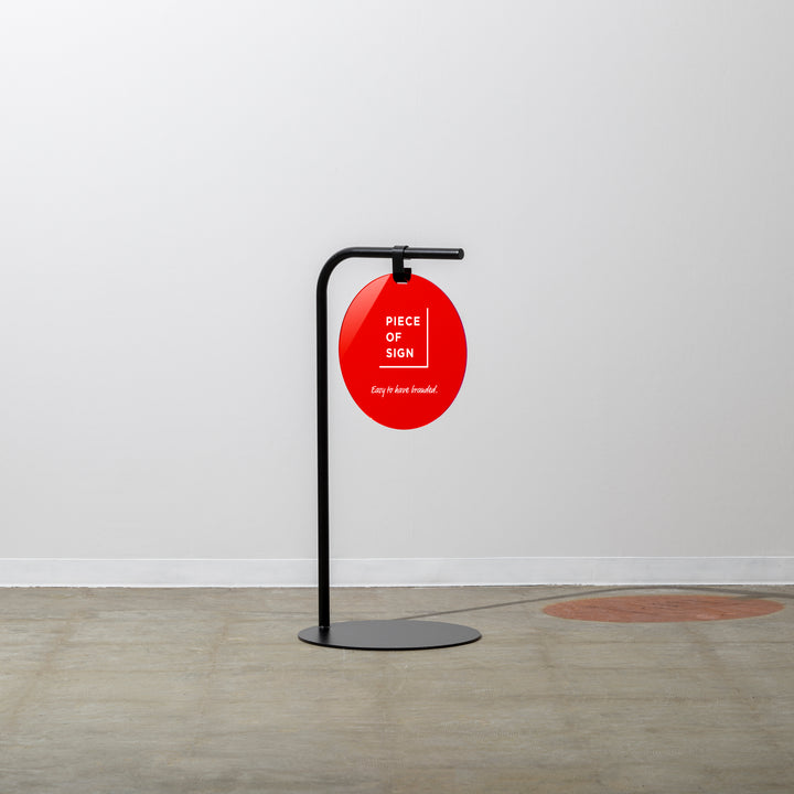 ROUND スタンドサイン - カラーアクリル - PIECE OF SIGN