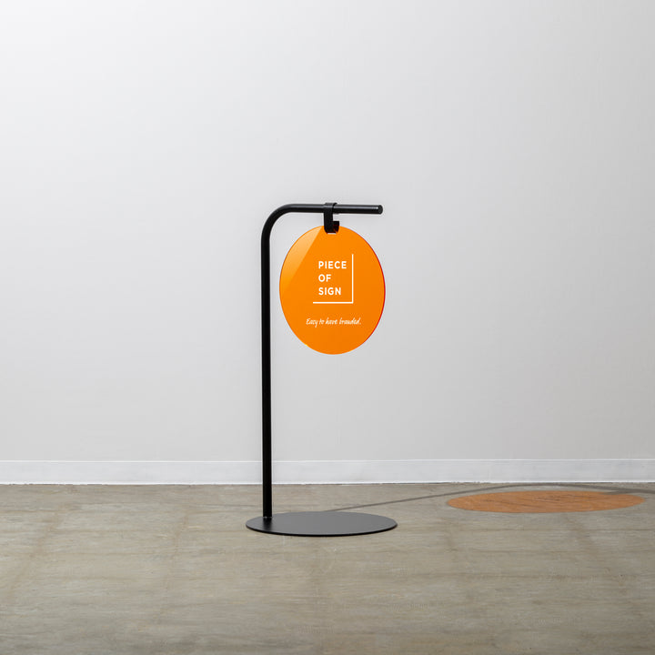 ROUND スタンドサイン - カラーアクリル - PIECE OF SIGN
