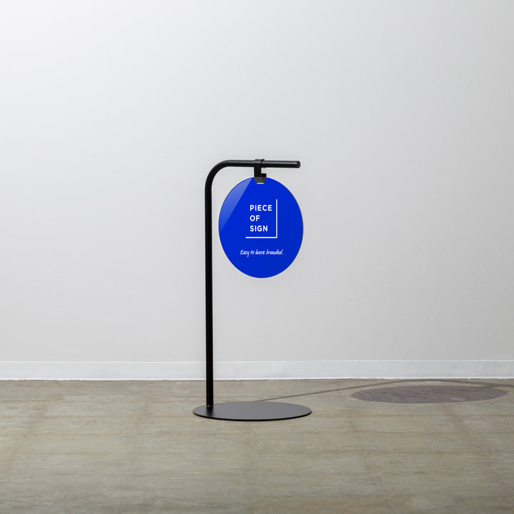 ROUND スタンドサイン - カラーアクリル - PIECE OF SIGN