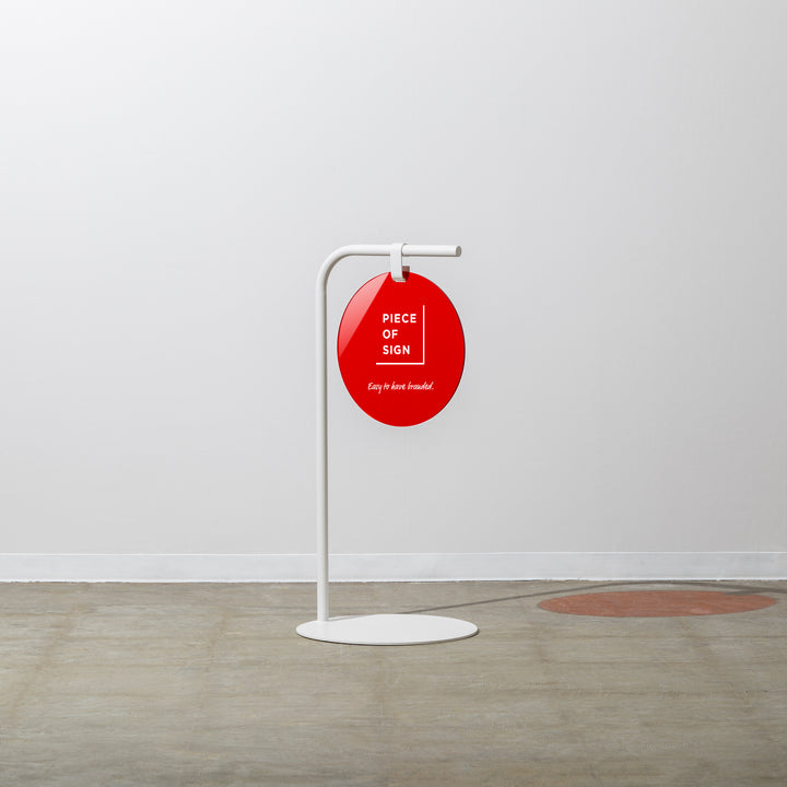 ROUND スタンドサイン - カラーアクリル - PIECE OF SIGN