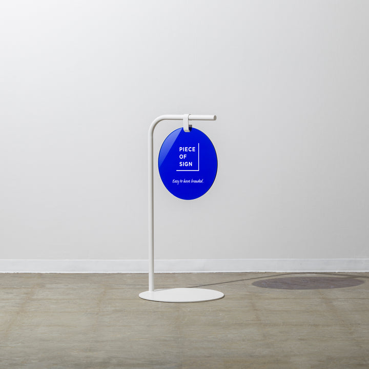 ROUND スタンドサイン - カラーアクリル - PIECE OF SIGN