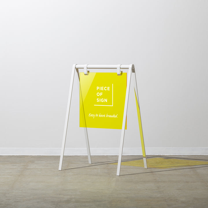 A-FRAME スタンドサイン - カラーアクリル - PIECE OF SIGN