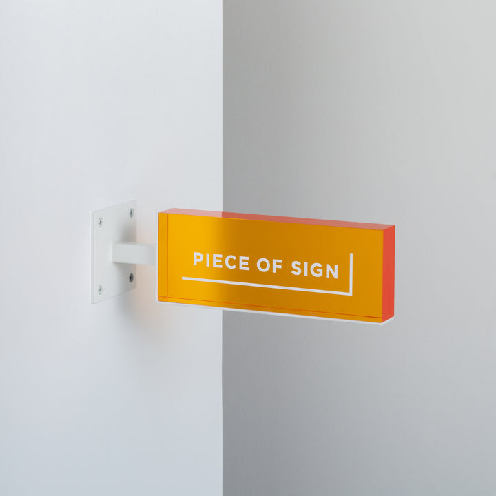 BLOCK ウォールサイン - カラーアクリル - PIECE OF SIGN