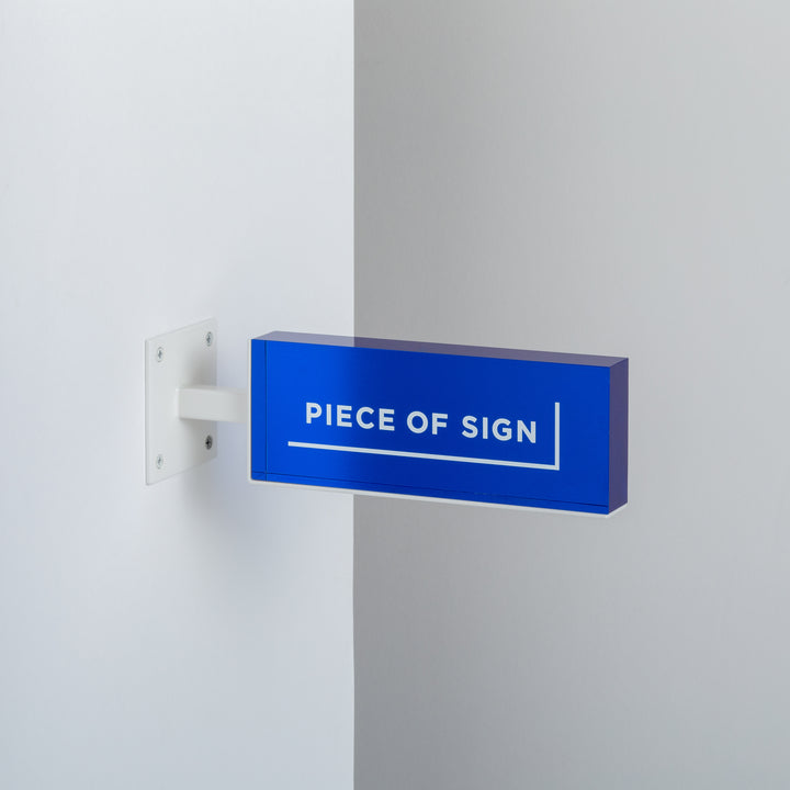 BLOCK ウォールサイン - カラーアクリル - PIECE OF SIGN