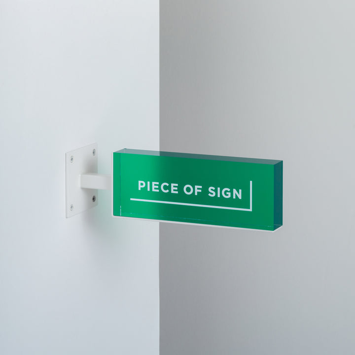 BLOCK ウォールサイン - カラーアクリル - PIECE OF SIGN