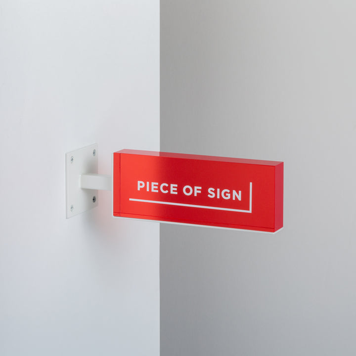 BLOCK ウォールサイン - カラーアクリル - PIECE OF SIGN